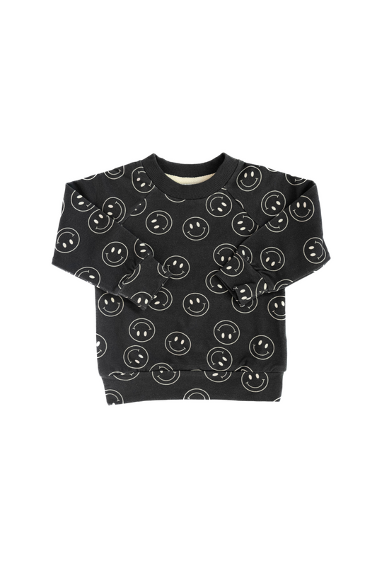 ULTIMATE CREW IN CHARCOAL SMILEY