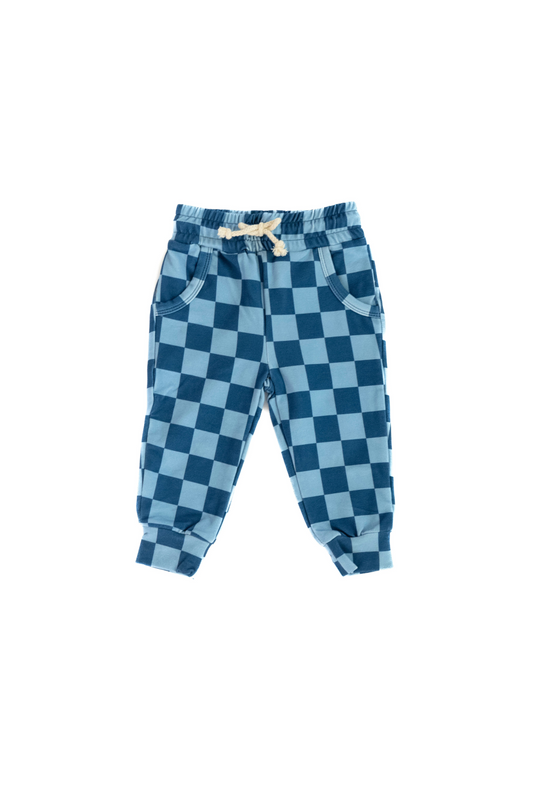 ULTIMATE JOGGER IN BLUE CHECK