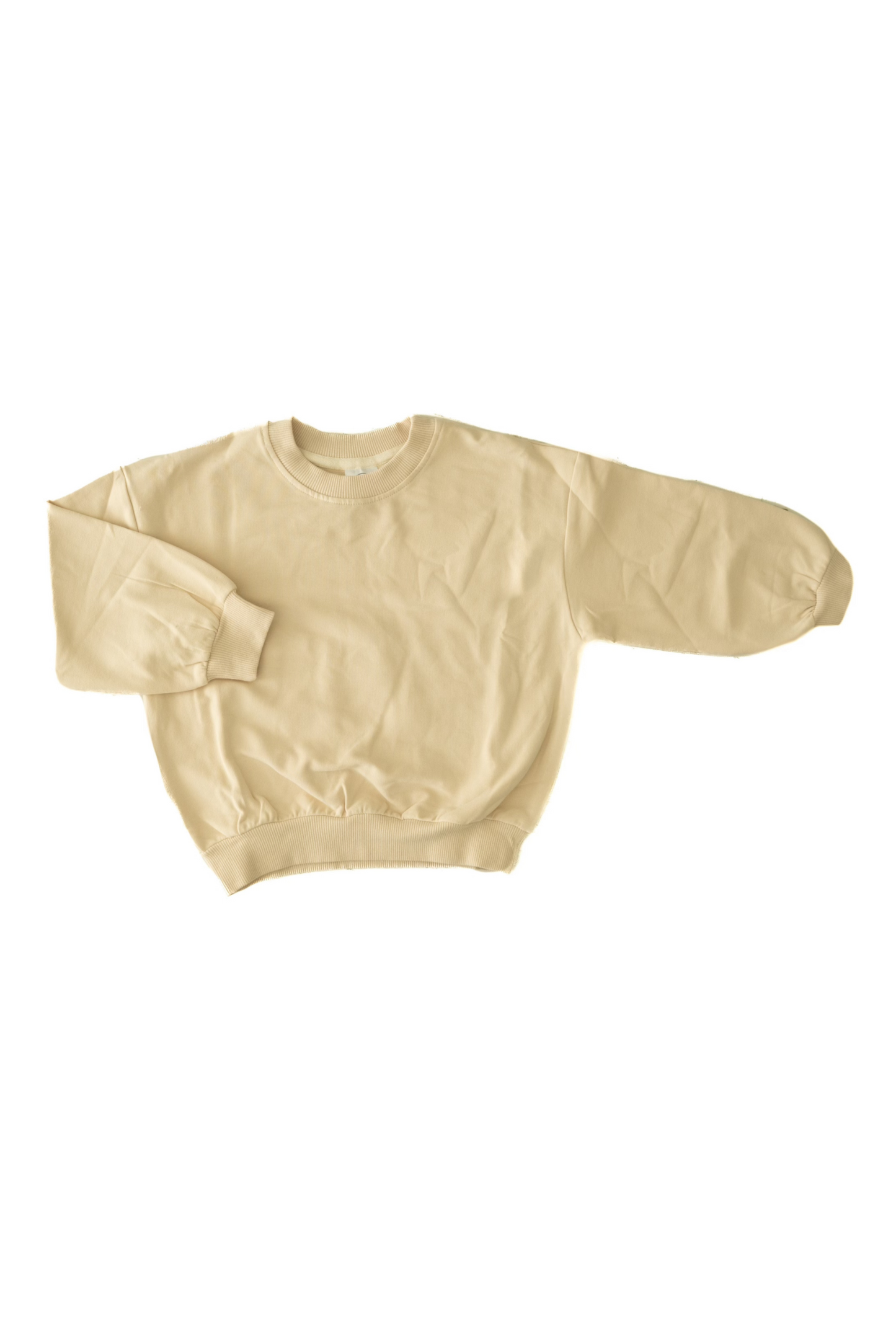 CREAM OVERSIZED ULTIMATE CREWNECK