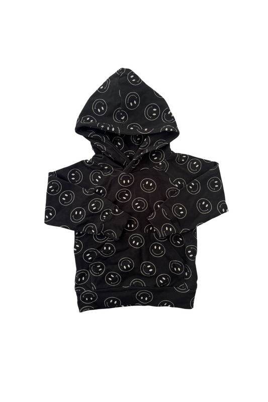 ULTIMATE HOODIE IN CHARCOAL SMILEY