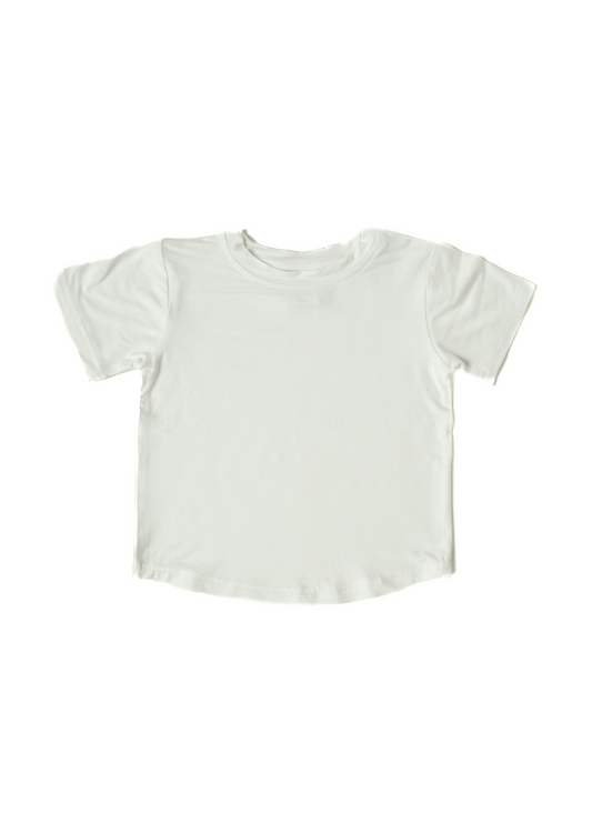 BAMBOO TEE IN WHITE