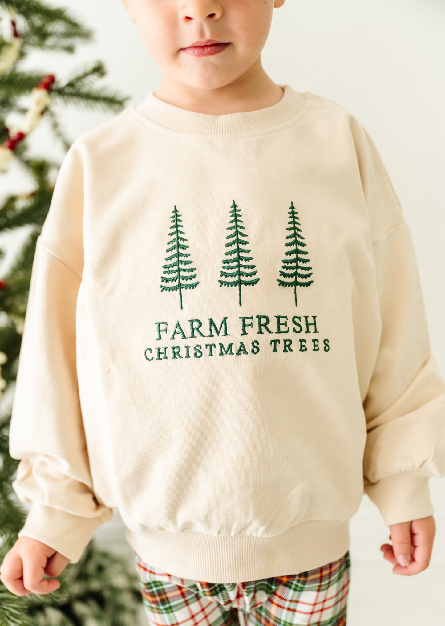 CREAM TREE FARM ULTIMATE CREWNECK