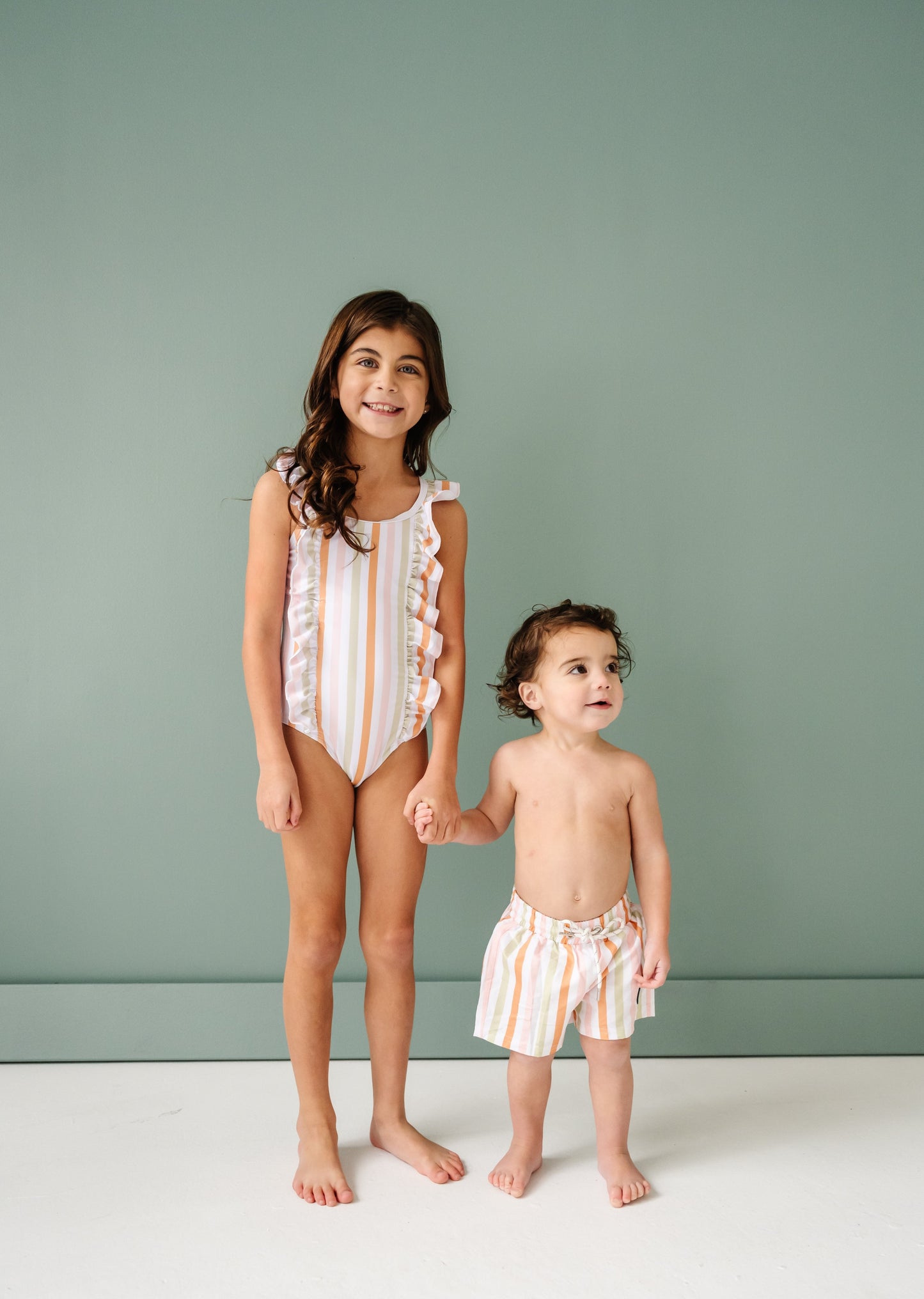 HILTON RUFFLE ONE PIECE SWIM SUIT