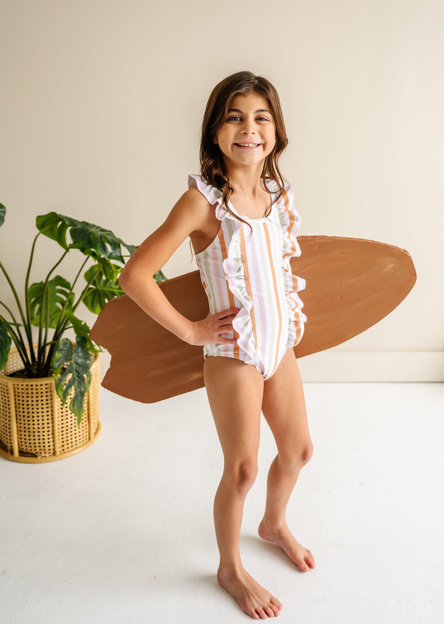 HILTON RUFFLE ONE PIECE SWIM SUIT