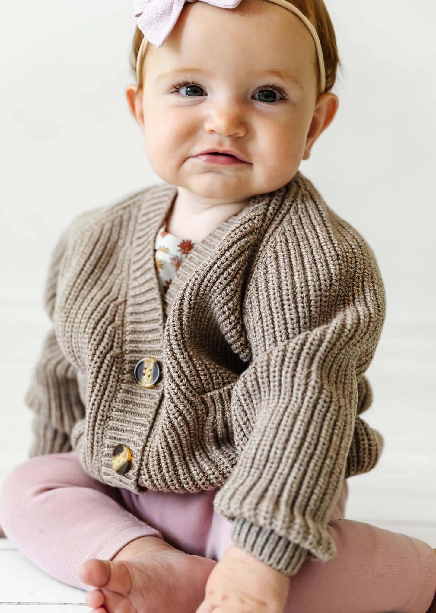 CARDIGAN IN WHEAT