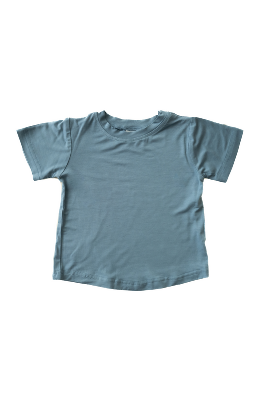 BAMBOO TEE IN GLACIER BLUE