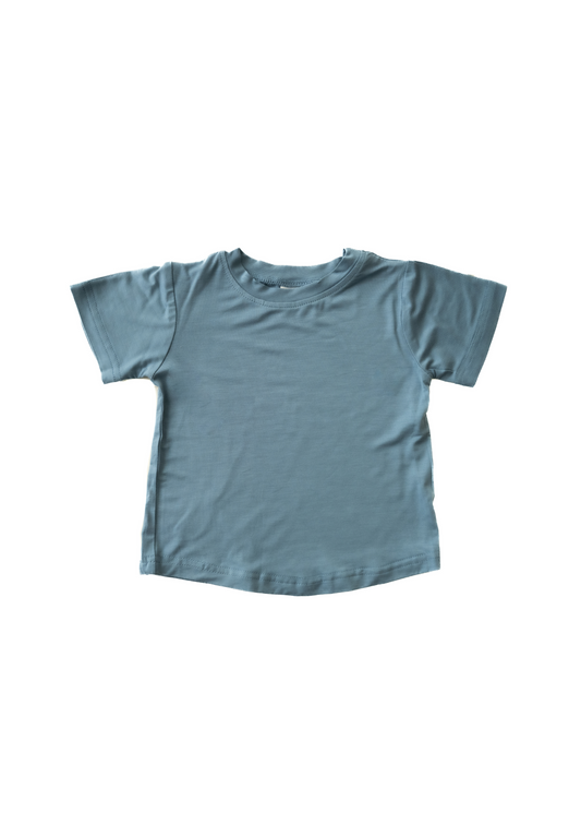 BAMBOO TEE IN GLACIER BLUE